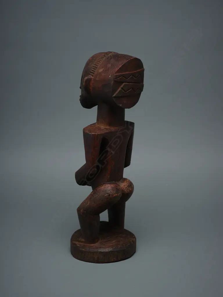 Wooden male ancestor (singiti) figure - Hemba, Congo, Image 1++